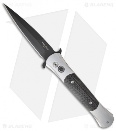 Pro-Tech Large Don Steel Automatic Knife Carbon Fiber (4.5" Black) 1912