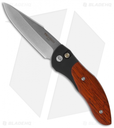 Pro-Tech Automatic Elishewitz Doru w/ Cocobolo Wood Inlays (3.5" Plain) 2006-C