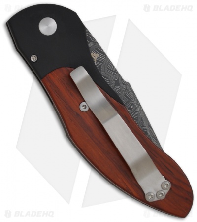 Pro-Tech Automatic Elishewitz Doru w/ Cocobolo Wood Inlays (Damascus) 2007-DAM