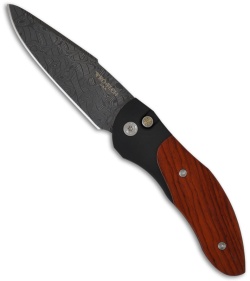 Pro-Tech Automatic Elishewitz Doru w/ Cocobolo Wood Inlays (Damascus) 2007-DAM