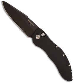 Pro-Tech Doru Automatic Knife Elishewitz Black Handle (3.5" Black Plain) 2015