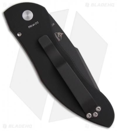 Pro-Tech Doru Punisher Skull #1 Automatic Knife Elishewitz (3.5" Black Plain)