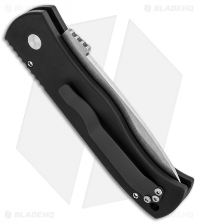Emerson Pro-Tech CQC-7 Tanto Automatic Knife w/ Solid Handle (3.25" Stonewash)
