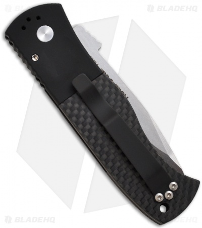 Emerson Pro-Tech CQC7-A Automatic Knife w/ Carbon Fiber (3.25" Stonewash)