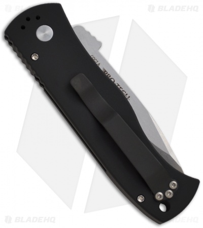 Emerson Pro-Tech CQC7-A Spear Point Automatic Solid Black (3.25" Stonewash)