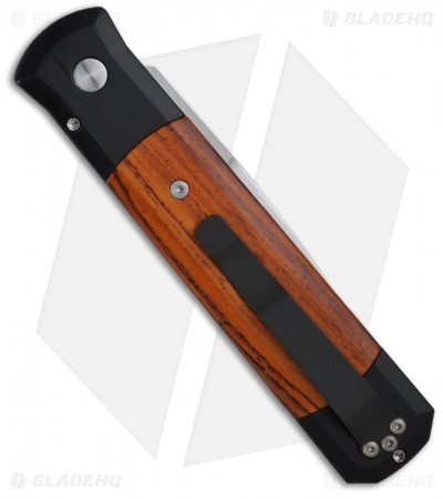 Pro-Tech Godfather Automatic Knife Black/Cocobolo (4" Satin) 906-C