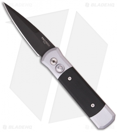 Pro-Tech Godson Automatic Knife Gray/Black G-10 (3.15" Black) 702