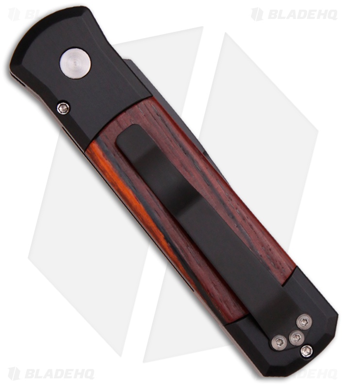 Pro-Tech Godson Automatic Knife Cocobolo (3.15" Black) 707-C