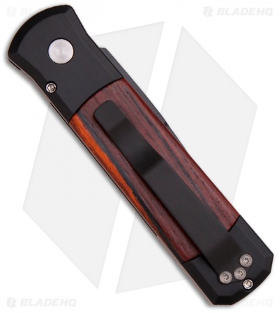 Pro-Tech Godson Automatic Knife Cocobolo (3.15" Black) 707-C