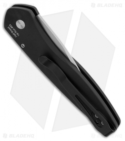 Protech Half-Breed Black Automatic Knife Carbon Fiber (1.95" Stonewash) 3615