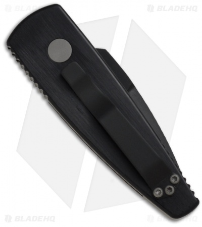 Pro-Tech Stinger Black Automatic Knife (1.94" Black Serr) 401PSBT