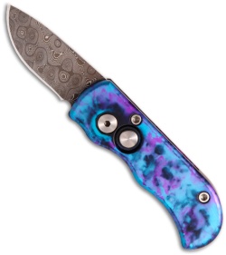 Protech Millenium Runt Jazz Automatic Knife (1.88" Damascus) #26