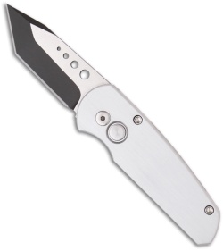 Pro-Tech Runt 3 Automatic Knife Gray (1.94" Black) R308