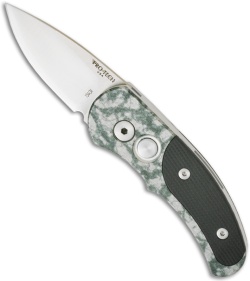 Pro-Tech Emerald Jazz Runt J4 Automatic Knife w/ G10 (1.94" Plain) 2011