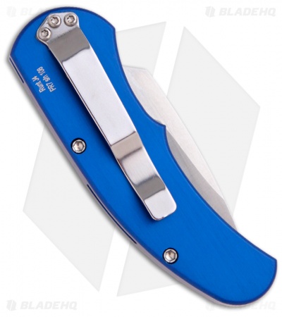 Pro-Tech Runt J4 Automatic Knife Blue Handle (1.94" Satin) 4412