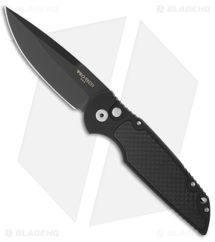 Protech Tactical Response TR-3 Limited Automatic Knife (3.5" Black) CF2