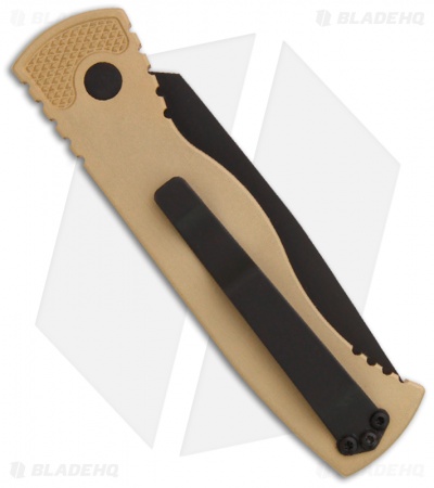 Pro-Tech TR-1.31 Tactical Response Automatic Tanto Knife (Black PLN)