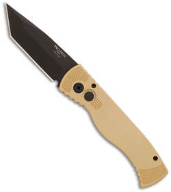 Pro-Tech TR-1.31 Tactical Response Automatic Tanto Knife (Black PLN)