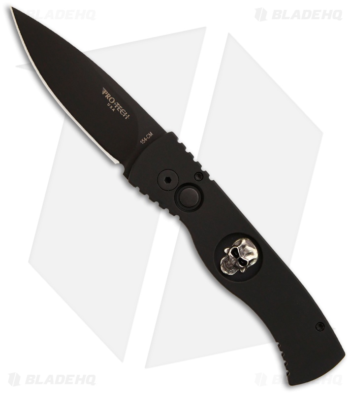 スカルヘッドバット　ホワトン Protech TR-2 Skull SWAT Tactical Response Automatic Knife (3