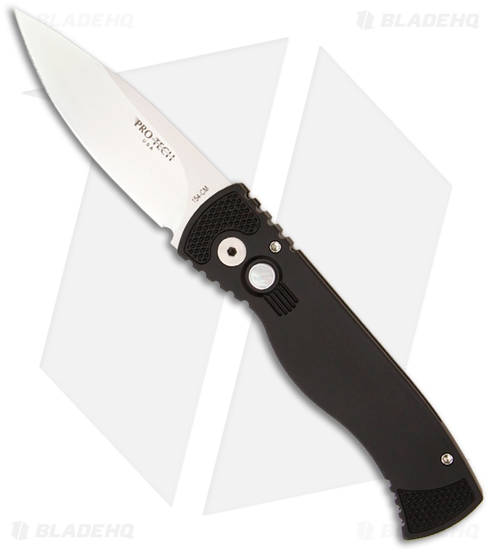 Protech TR-2 LTD Tactical Response 2 Automatic Knife Pearl Button (3" Satin)