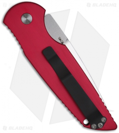 Pro-Tech Tactical Response 3 Dark Red Automatic Knife (3.5" Satin Plain) TR-3