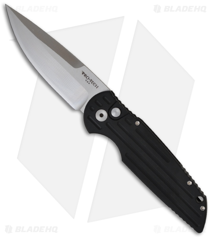 Pro Tech TR 3 Automatic Knife Black Milled Blade HQ