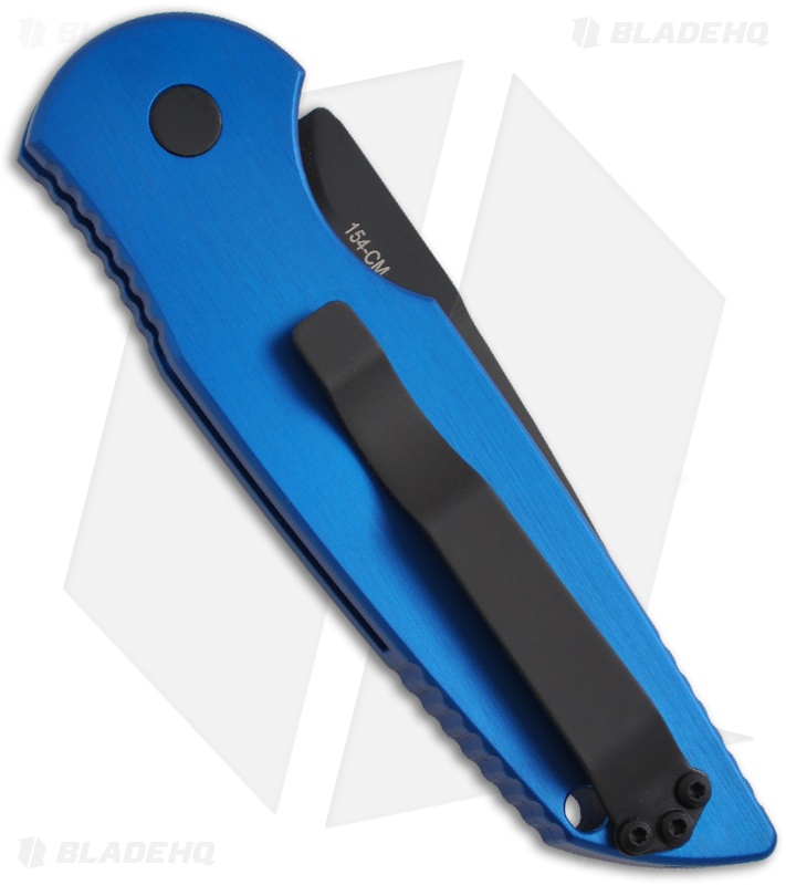 Pro-Tech Tactical Response TR-3 SWAT Blue Automatic Knife (3.5" Black)
