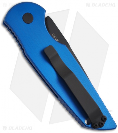 Pro-Tech Tactical Response TR-3 SWAT Blue Automatic Knife (3.5" Black)