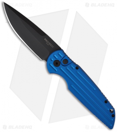 Pro-Tech Tactical Response TR-3 SWAT Blue Automatic Knife (3.5" Black)