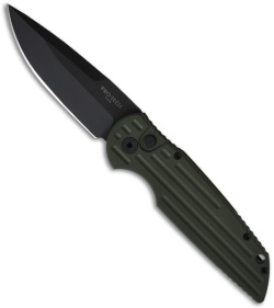 Pro-Tech Tactical Response TR-3 SWAT Green Automatic Knife (3.5" Black Plain)