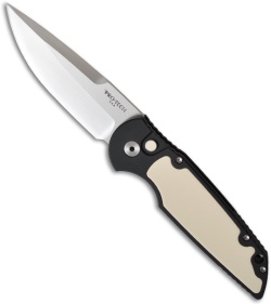 Pro-Tech Tactical Response TR-3 Tuxedo Automatic Knife (3.5" Satin Plain)