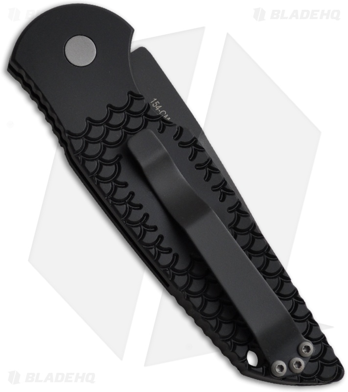 Pro-Tech Tactical Response TR-3 X2 Fish Scale Handle (3.5" Black Serr)