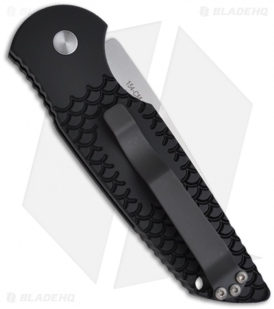 Pro-Tech Tactical Response TR-3 X2 Fish Scale Handle (3.5" Stonewash Serr)