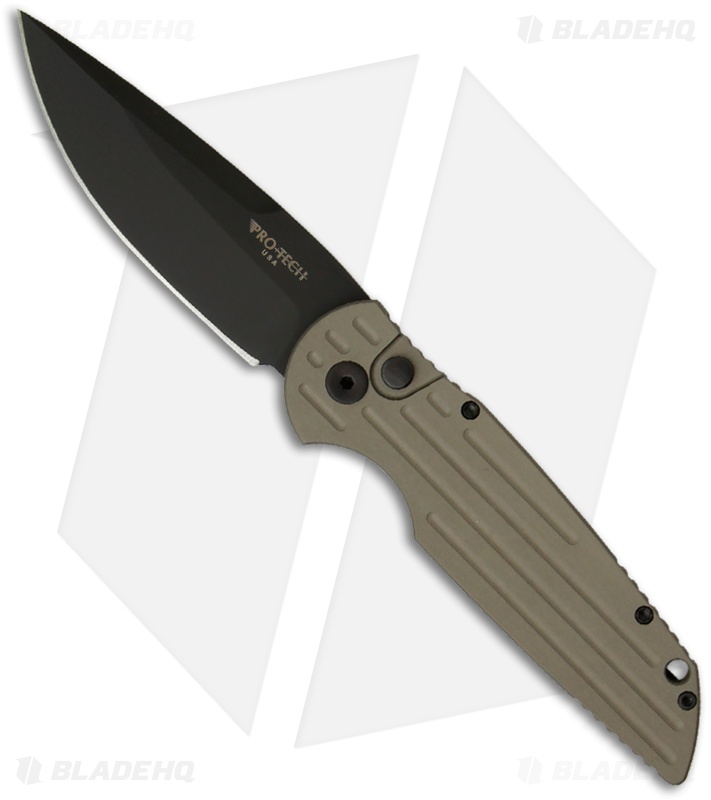 Protech Tactical Response TR-3.31 Desert Sand w/ Grooves (3.5" Black)