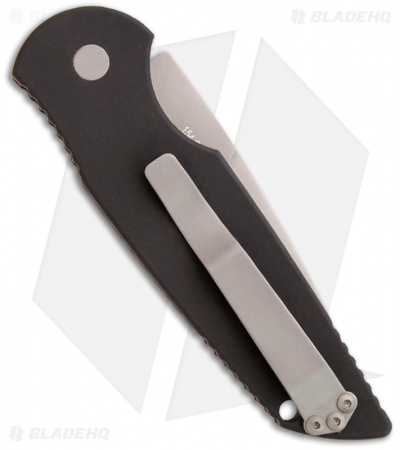 Pro-Tech Tactical Response III Black TR-3 PS w/ Grooves (3.5" Bead Blast Serr)