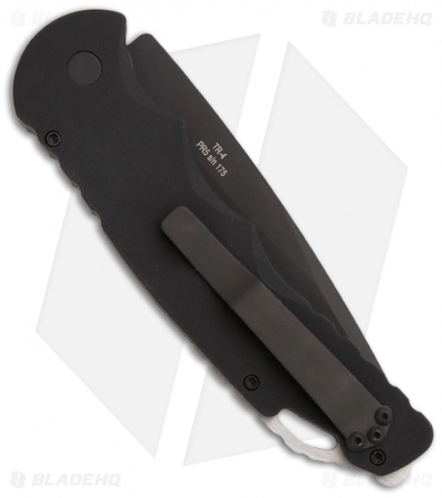 Pro-Tech TR-4.4 Tactical Response 4 Automatic Knife (4" Black Serr)