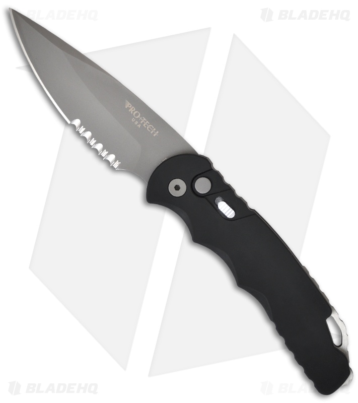 Pro-Tech TR-4 Tactical Response 4 Automatic Knife (4" Bead Blast Serr) TR-4B2