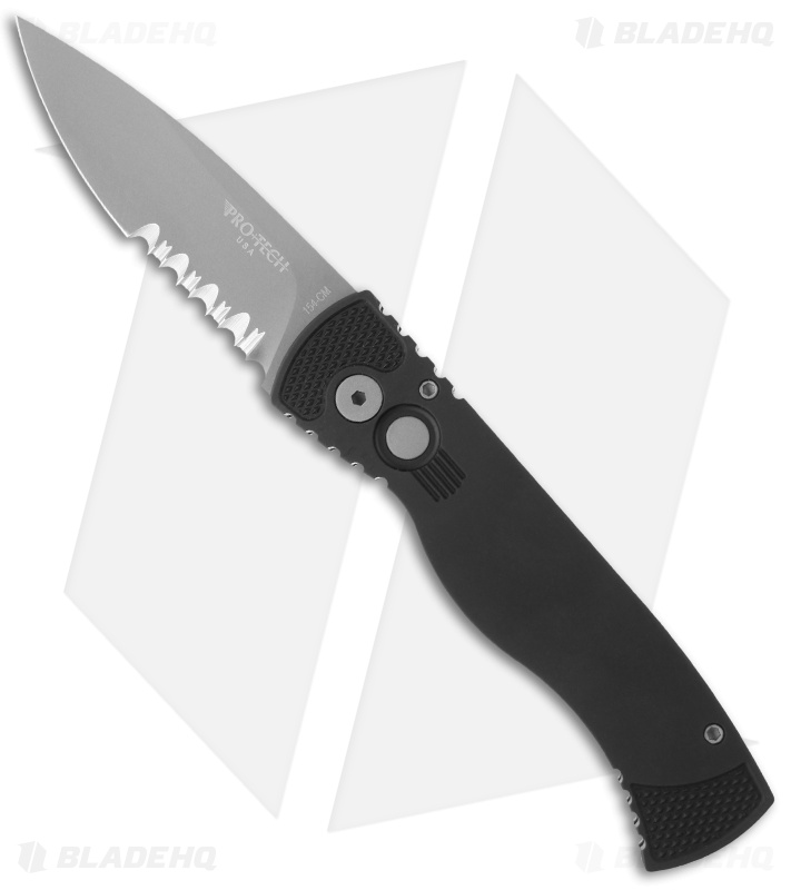 TR-2.2 Pro-Tech Tactical Response 2 Automatic Knife (3.2" Bead Blast Serr)