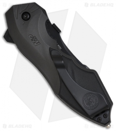 Smith & Wesson SWMP5L Grey MAGIC Spring Assisted Knife (3.5" Black Plain)