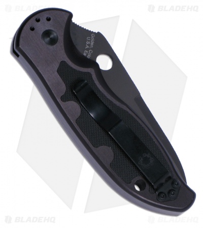 Spyderco Embassy Automatic Knife (3.13" Black) C121BKP