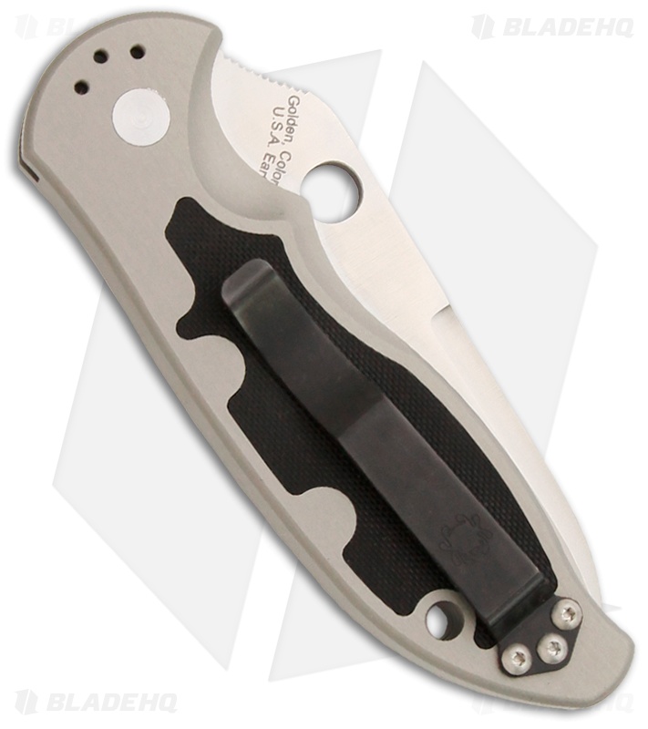 Spyderco Embassy Automatic Knife (3.13" Full Serr) C121S