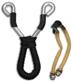 The Urban Menace Stainless Steel Slingshot (Silver)  