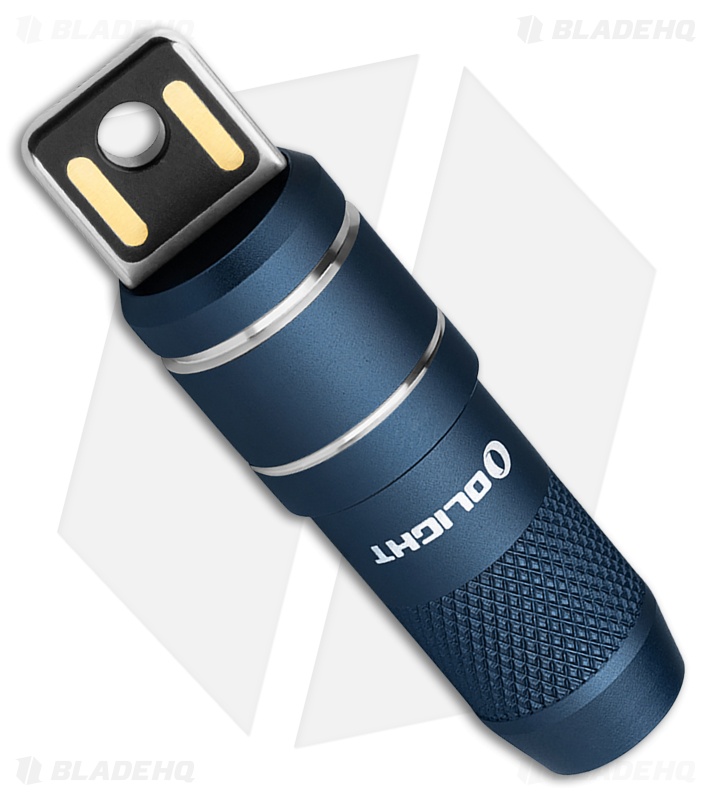 Olight iMini 2 Magnetic Keychain Flashlight Midnight Blue Aluminum (50 Lumens)