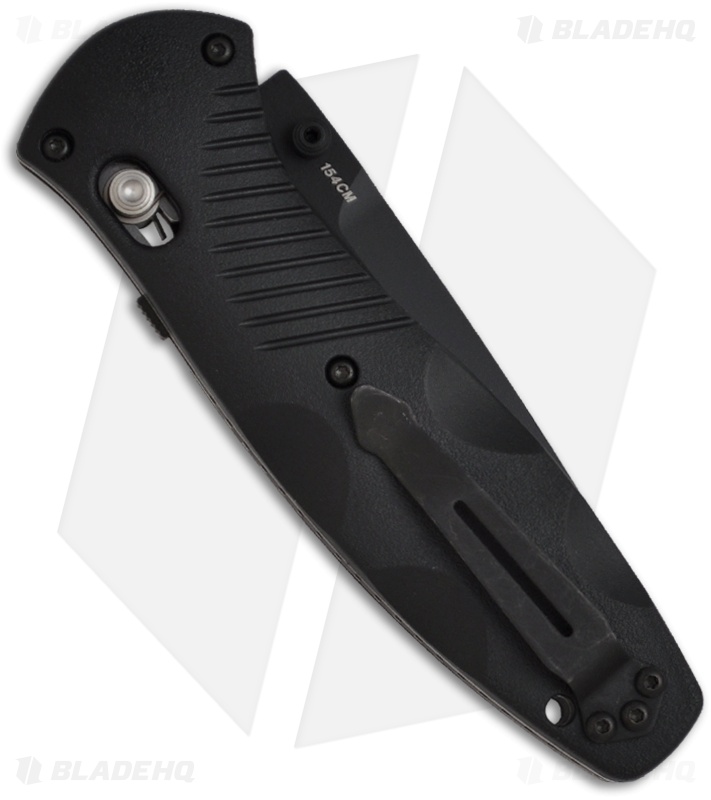 Benchmade Barrage Knife Black w/ Black Serrated Drop Point