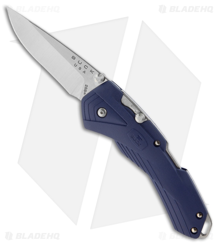 Buck Blue Quickfire Assisted Opening Knife (2.75" Satin) 0288BLS Blade HQ