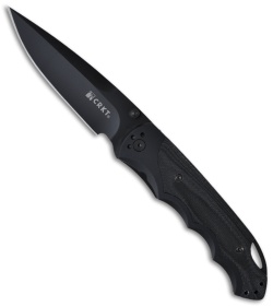 CRKT Fire Spark Tactical Spring Assisted Knife (3.9" Black) 1050K