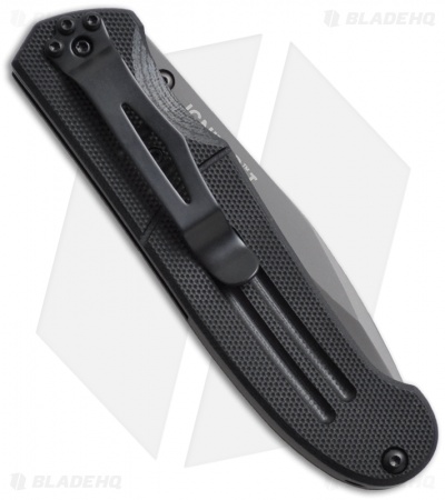 CRKT Ignitor T Spring Assisted Knife w/ Black G10 (3.38" Gray Serr) 6865