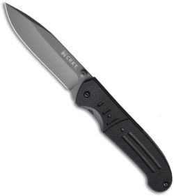 CRKT Ignitor T Spring Assisted Knife w/ Black G10 (3.38" Gray Plain) 6860