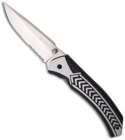 CRKT Lift Off Stainless Steel Spring Assisted Knife (3.5" Satin Serr) 6835