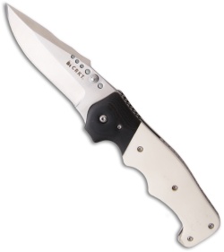 CRKT The Natural Spring Assisted Knife White Bone & G10 (3.88" Satin Plain) 7085